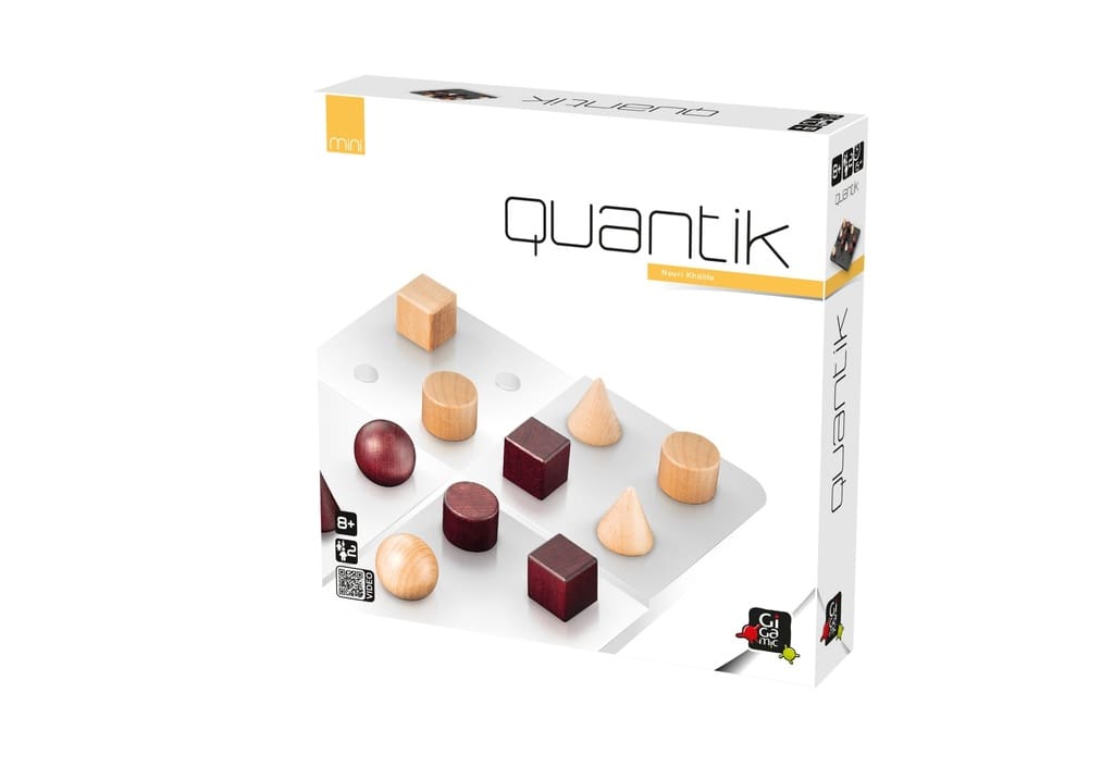 Quantik Mini – Strategiespiel Für 2 Spieler Ab 8 Jahren, Mit Holzfiguren & Stoffbeutel, Spielzeit Ca. 15 Min.