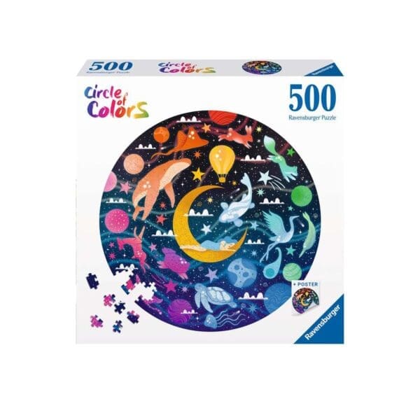 Round puzzle - circle of colors - Dreams