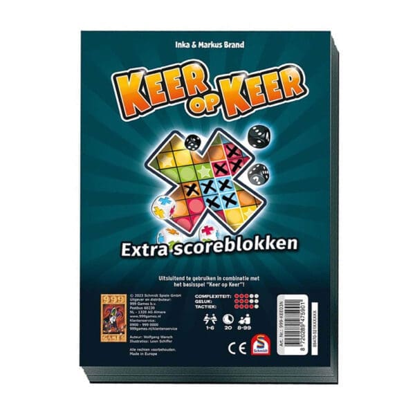 Keer op Keer Scoreblok 2 stuks Level 1
