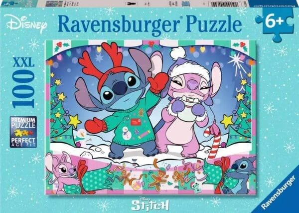 Disney Stitch Christmas 100 stuks XXL puzzel