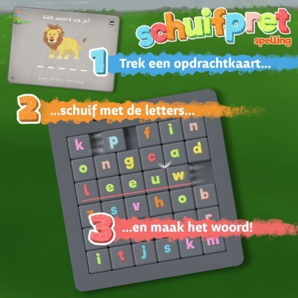 Schuifpret Spelling - Afbeelding 2