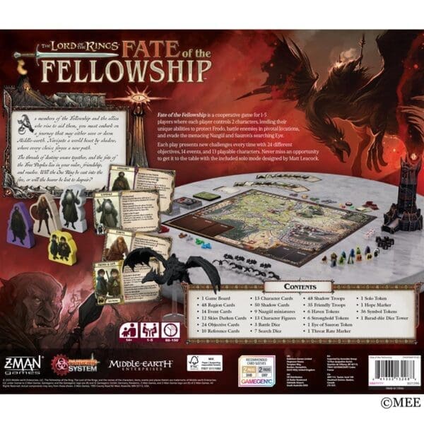LOTR Fate of the Fellowship - Pandemic System - Afbeelding 2
