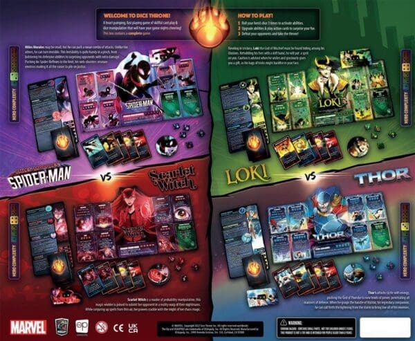 Dice Throne Marvel 4-Hero Box - Afbeelding 6