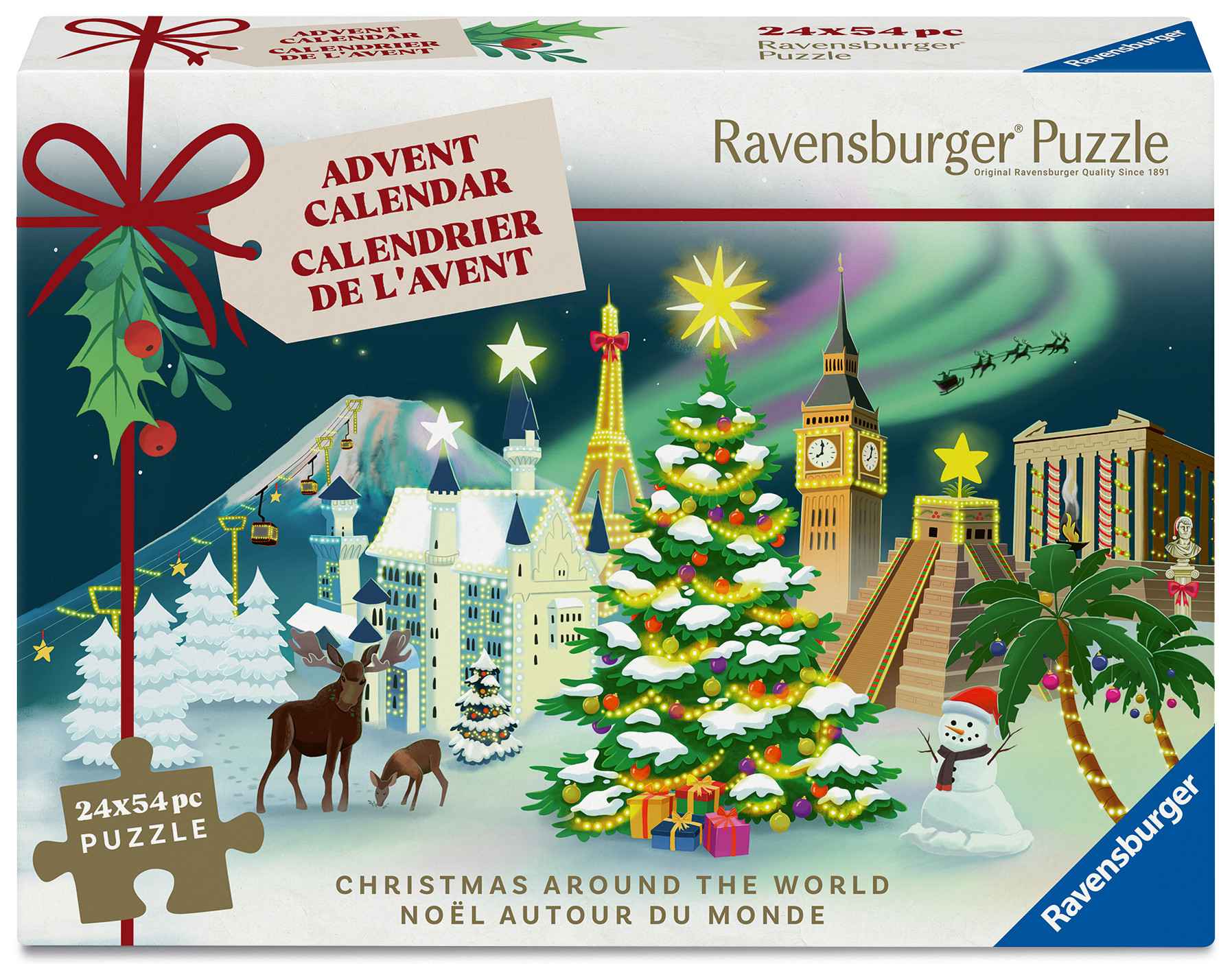 Christmas Around the World Advent Calendar 24x54 stuks