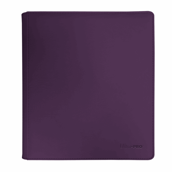 Ultra Pro 12 Pocket Zippered Binder Vivid Midnight Plum