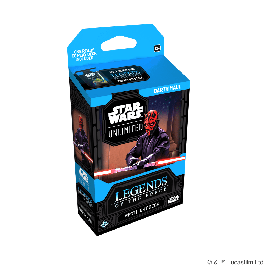 Star Wars Unlimited Legends of the Force Spotlight Deck Darth Maul