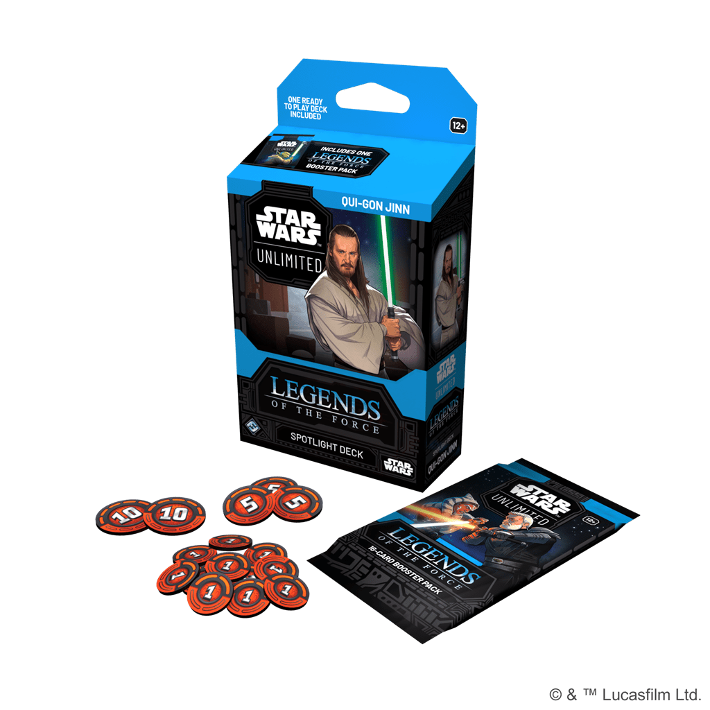 Star Wars Unlimited Legends of the Force Spotlight Deck Qui-Gon Jinn - Afbeelding 2
