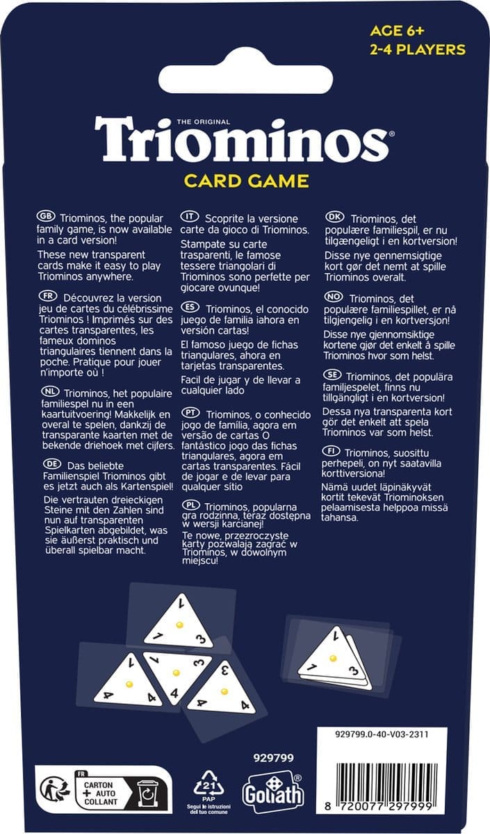 Triominos card game - Afbeelding 2